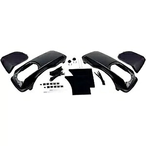 Hogtunes HT-LID スピーカー蓋キット スピーカーなし 98-13 ハーレーツーリング用 Hogtunes HT-LID Speaker Lid Kit w/o Speakers for 98-13 Harley Touring 【並行輸入品】