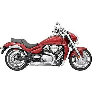 Bassani クローム プロ ストリート ターンアウト エキゾースト スズキ M109R ブールバード 06-09用 Bassani Chrome Pro Street Turn-Out Exhaust for Suzuki M109R Boulevard 06-09 【並行輸入品】