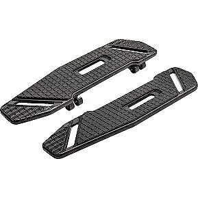 ARLEN NESS 410-020 ハーレー用ブラックアルマイトスピードライナードライバーフロアボード ARLEN NESS 410-020 Black Anodized SpeedLiner Driver Floorboards for Harley 【並行輸入品】