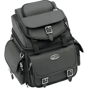 Saddlemen バックシートレスト シーシーバーバッグ バイクツーリングラゲッジ BR1800EX Saddlemen Back Seat Rest Sissy Bar Bag Motorcycle Touring Luggage BR1800EX 【並行輸入品】