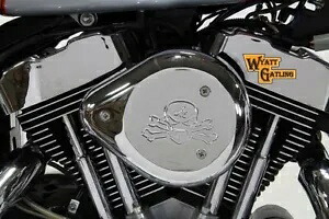 V-Twin 34-1704 クローム スカル ワイアット ガトリング エアクリーナー アセンブリ スポーツスター 91-06 V-Twin 34-1704 Chrome Skull Wyatt Gatling Air Cleaner Assembly Sportster 91-06 【並行輸入品】