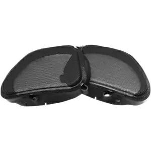 Hogtunes 5 x 7 交換用フロントフェアリングスピーカーグリル ハーレー FLTR 06-13 Hogtunes 5 x 7 Replacement Front Fairing Speakers Grilles Harley FLTR 06-13 【並行輸入品】