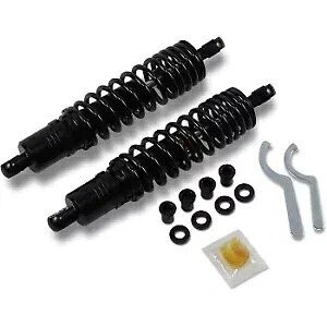 スポーツスター 86-03 用ヘビーデューティー ブラック 12 インチ プレミアム 車高調整可能ショック Heavy Duty Black 12\\\