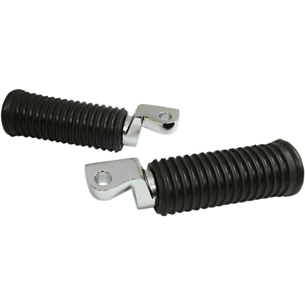ドラッグ スペシャリティーズ - 1620-1839 - ゴム製ドライバー フットペグ Drag Specialties - 1620-1839 - Rubber Driver Footpegs 【並行輸入品】