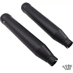 コブラ 6047B ネイバーヘイター スリップオンマフラー - ブラック 18-23 ソフテイル用 Cobra 6047B Neighbor Hater Slip-On Mufflers - Black for 18-23 Softail 【並行輸入品】