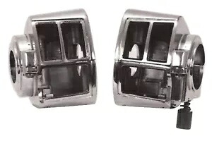 クロームハンドルバー左右ハンドスイッチハウジングハーレービッグツインスポーツスター82-95 Chrome Handlebar Left Right Hand Switch Housing Harley Big Twin Sportster 82-95 【並行輸入品】