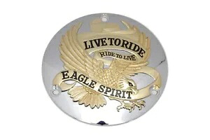 V-Twin 42-9944 Eagle Spirit ダービーカバー ゴールドインレイ Big Twin Evo 70-98用 V-Twin 42-9944 Eagle Spirit Derby Cover Gold Inlay for Big Twin Evo 70-98 【並行輸入品】 40,040円