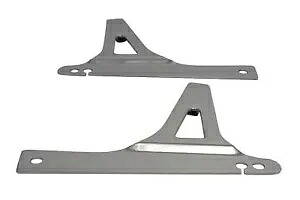 助手席背もたれ用クローム シーシーバー サイド プレート ハーレー FXD ダイナ 06-17 Chrome Sissy Bar Side Plates for Passenger Backrest Harley FXD Dyna 06-17 【並行輸入品】