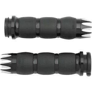 AVON ブラック エクスカリバー ベルベット エア ハンド グリップ ハーレー TBW 電子スロットル用 AVON Black Excalibur Velvet Air Hand Grips for Harley TBW Electronic Throttle 【並行輸入品】