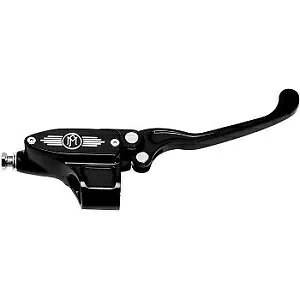 PERFORMANCE MACHINE ブラック コンター ビレット ブレーキ コントロール 11/16 インチ デュアル ディスク用 PERFORMANCE MACHINE Black Contour Billet Brake Control for 11/16\