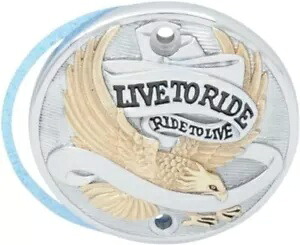 ライブ トゥ ライド イーグル スピリット ゴールド クローム タイマー ポイント カバー ハーレー スポーツスター 86-03 Live to Ride Eagle Spirit Gold Chrome Timer Points Cover Harley Sportster 86-03 【並行輸入品】