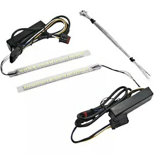 CUSTOM DYNAMICS CDVENT-TF-AWKIT バットウィング ベント インサート ホワイト DRL LED ライト キット CUSTOM DYNAMICS CDVENT-TF-AWKIT Batwing Vent Insert White DRL LED Light Kit 【並行輸入品】