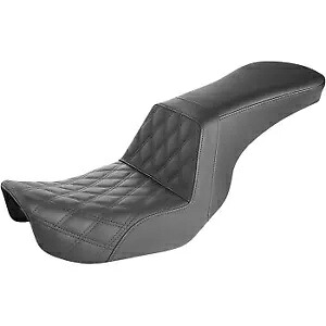 Saddlemen ブラック格子ステッチ ステップアップシート 06-17 FXD ダイナ用 Saddlemen Black Lattice Stitch Step Up Seat for 06-17 FXD Dyna 【並行輸入品】