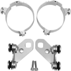 メンフィス シェード ファッツ/スリム ロワー ウィンド ディフレクター マウント キット ハーレー FLST 00-17 Memphis Shades Fats/Slim Lowers Wind Deflectors Mounting Kit Harley FLST 00-17 【並行輸入品】