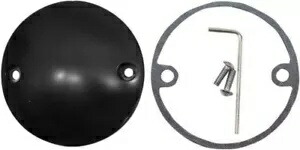 Drag Specialty 0940-1244 フラット ブラック タイマー点火ポイント カバー 2 ボルト Drag Specialties 0940-1244 Flat Black Timer Ignition Points Cover 2-Bolt 【並行輸入品】