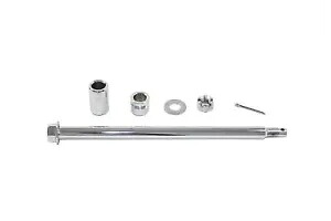 V-Twin 44-0610 クローム リア アクスル キット ツーリング 80-99 & ソフテイル 84-06 用 V-Twin 44-0610 Chrome Rear Axle Kit for Touring 80-99 & Softail 84-06 【並行輸入品】