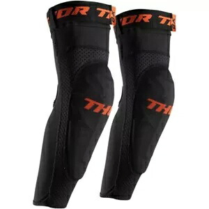 Thor Comp XP ブラック エルボー ガード モトクロス ダート バイク ギア - 大人サイズ Thor Comp XP Black Elbow Guards Motocross Dirt Bike Gear - Adult Size 【並行輸入品】
