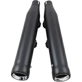 コブラ 6086RB ネイバーヘイター スリップオンマフラー - ブラック 14-22 スポーツスター用 Cobra 6086RB Neighbor Hater Slip-On Mufflers- Black for 14-22 Sportster 【並行輸入品】