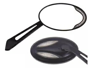 V-Factor 47050 サテンブラック LED ターンシグナルミラー ハーレー用 V-Factor 47050 Satin Black LED Turn Signal Mirrors for Harley 【並行輸入品】