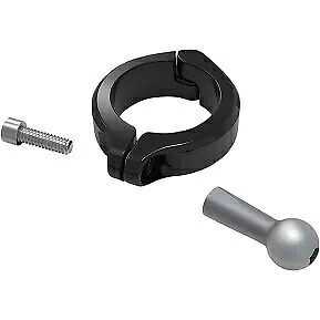 Ciro 50135 ブラック アルミニウム クランプ キット 1-1/2 インチ ハンドルバー用 Ciro 50135 Black Aluminum Clamp Kit for 1-1/2\