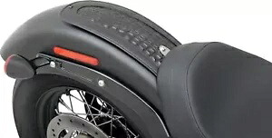 Drag Specialty フェンダー スキン フェイク ゲーター ビニール よだれかけ ハーレー ソフテイル 18-22用 Drag Specialties Fender Skin Faux Gator Vinyl Bib for Harley Softail 18-22 【並行輸入品】