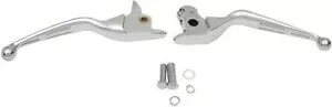 Drag Specialty 0610-0792 クローム スロット付きクラッチ ブレーキ レバー ツーリング 14-16 用 Drag Specialties 0610-0792 Chrome Slotted Clutch Brake Levers for Touring 14-16 【並行輸入品】