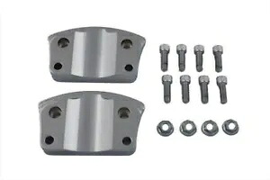 クローム FLSTF フェンダー アダプター スペーサー ブラケット ハーレー FLHR FLHT FLHX 00-13 用 Chrome FLSTF Fender Adapter Spacers Brackets for Harley FLHR FLHT FLHX 00-13 【並行輸入品】