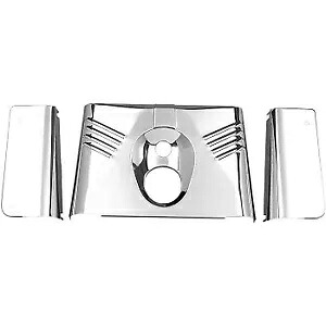 Drag Specialty クローム 3 ピース フォーク ティン ハーレー FLST 86-17 用 Drag Specialties Chrome 3-Piece Fork Tins for Harley FLST 86-17 【並行輸入品】