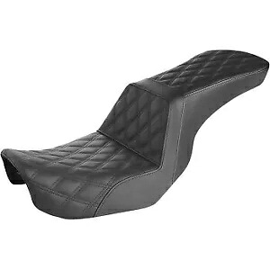 Saddlemen ブラック格子ステッチ ステップアップシート 06-17 FXD ダイナ用 Saddlemen Black Lattice Stitch Step Up Seat for 06-17 FXD Dyna 【並行輸入品】