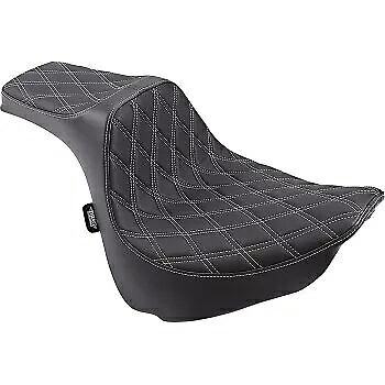 ドラッグスペシャリティーズ 0802-1073 プレデター III シート シルバー ダイヤモンドステッチ 18-23 ファットボブ Drag Specialties 0802-1073 Predator III Seat Silver Diamond Stitch 18-23 Fat Bob 【並行輸入品】