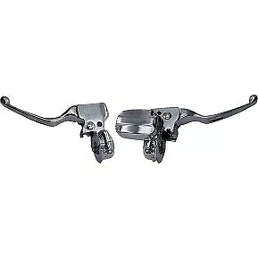 DRAG SPECIALTIES 0610-2249 メカニカルクラッチ付きクロームハンドルバーコントロールキット DRAG SPECIALTIES 0610-2249 Chrome Handlebar Control Kit w/ Mechanical Clutch 【並行輸入品】