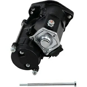 Drag Specialtys ブラック 1.7kW 高性能スターターモーター 90-06 ビッグツイン用 Drag Specialties Black 1.7kW High-Performance Starter Motor for 90-06 Big Twin 【並行輸入品】