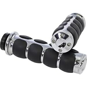 Kuryakyn 6235 ISO ハンド グリップ クローム 勝利などのために (説明を確認してください) Kuryakyn 6235 ISO Hand Grips Chrome for Victory & More (Check Description) 【並行輸入品】