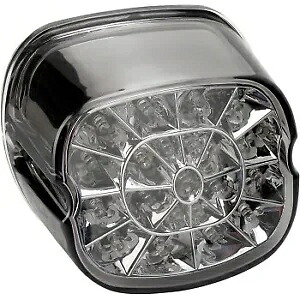 ドラッグスペシャリティーズ 2010-0745 スモークウェブ LED テールライト (ボトムタグライト付き) Drag Specialties 2010-0745 Smoke Web LED Taillights w Bottom Tag Light 【並行輸入品】