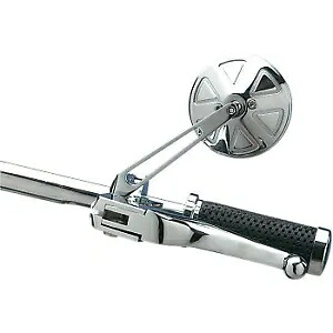 ドラッグ スペシャリティーズ アレン ネス クロム ラウンド シリーズ ステルス I ミラー (各販売) Drag Specialties Arlen Ness Chrome Round Series Stealth I Mirror (SOLD EACH) 【並行輸入品】