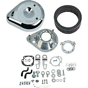S&S CYCLE スポーツスター 07-22用 クローム エアクリーナーキット 170-0306E S&S CYCLE 170-0306E Chrome Air Cleaner Kit for Sportster 07-22 【並行輸入品】