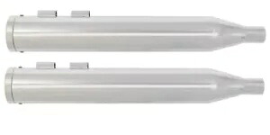 クローム 4インチ マフラーセット ハーレーツーリング FLHT FLHR FLHX 95-16用 Chrome 4\