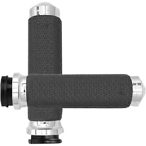 AVON GRIPS MF-63-CH-FLY クローム 小型振動減衰低反発ハンドグリップ AVON GRIPS MF-63-CH-FLY Chrome Small Vibration Dampening Memory Foam Hand Grips 【並行輸入品】