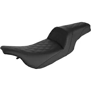 Saddlemen 897-07-162 ブラック スリム格子ステッチシート 97-07 FLHT/FLTR用 Saddlemen 897-07-162 Black Slim Lattice Stitched Seat for 97-07 FLHT/FLTR 【並行輸入品】