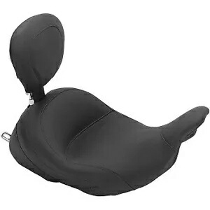 MUSTANG 79910 ローダウン ソロ シート バックレスト付き - 1.5 インチ低め ツーリング用 09-21 MUSTANG 79910 Lowdown Solo Seat Includes Backrest - 1.5\