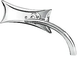 ARLEN NESS 13-416 クローム ポイントマイクロミラー用 左側 1本ずつ販売中！ ARLEN NESS 13-416 Chrome For Point Micro-Mirror LEFT SIDE SOLD EACH! 【並行輸入品】
