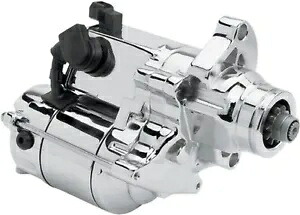 クローム スターター モーター 1.4kW ハーレー ビッグ ツイン 07-17 2110-0248 ドラッグ スペシャリティーズ用 Chrome Starter Motor 1.4kW for Harley Big Twin 07-17 2110-0248 Drag Specialties 【並行輸入品】