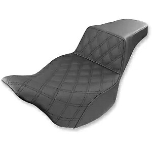 Saddlemen ブラック エクステンデッドリーチ ステップアップシート 08-23 ハーレーツーリング用 Saddlemen Black Extended Reach Step-Up Seat for 08-23 Harley Touring 【並行輸入品】