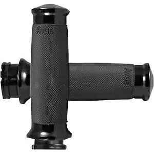 AVON CC-86-ANO ブラック カスタム輪郭ハンドグリップ ハーレーケーブルオプスロットル用 AVON CC-86-ANO Black Custom Contour Hand Grips for Harley Cable Op Throttle 【並行輸入品】 42,185円