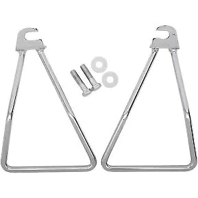 Drag Specialty DS-110854 クローム サドルバッグ サポート ブラケット 58-86 FL Drag Specialties DS-110854 Chrome Saddlebag Support Brackets 58-86 FL 【並行輸入品】