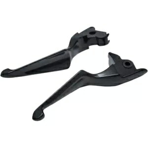 Kuryakyn 1849 ブラック ボス ブレード ワイド クラッチ ブレーキ レバー ハーレー ツーリング 14-16 Kuryakyn 1849 Black Boss Blades Wide Clutch Brake Levers Harley Touring 14-16 【並行輸入品】