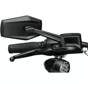 Kuryakyn 5919 サテンブラック六角凸ミラーペアすべてのハーレーモデル 65-23 Kuryakyn 5919 Satin Black Hex Convex Pair of Mirrors all Harley Models 65-23 【並行輸入品】