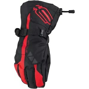 Arctiva メンズ ピボット グローブ - ブラック/レッド サイズ M # 3340-1334 Arctiva Mens Pivot Gloves - Black/Red Size Medium # 3340-1334 【並行輸入品】