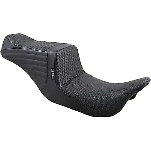 LE PERA LK-587BW ブラック バスケットウィーブ テールウィップ シート 08-23 ツーリング用 LE PERA LK-587BW Black Basketweave Tailwhip Seat for 08-23 Touring 【並行輸入品】