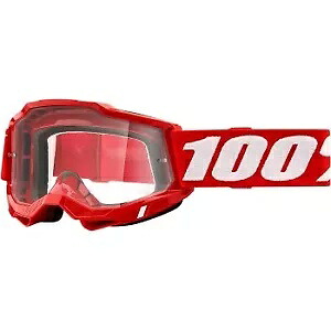 100% Accuri 2 OTG ゴーグル レッド オーバー メガネ - ATV UTV オフロード モトクロス ライディング 100% Accuri 2 OTG Goggles Red Over Glasses - ATV UTV Offroad Motocross Riding 【並行輸入品】